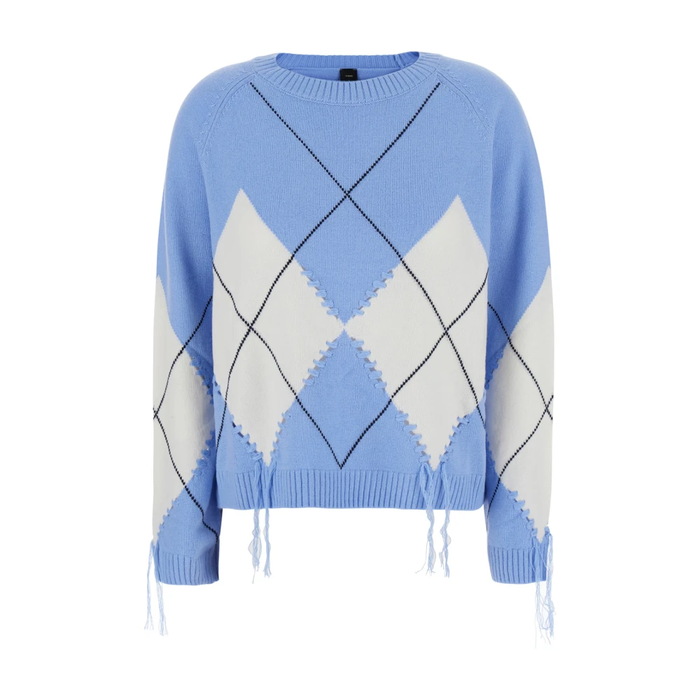 Pinko Damen Blau Strickwaren, Mgröße: