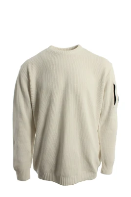 Cotton Chenille Crewneck Sweater