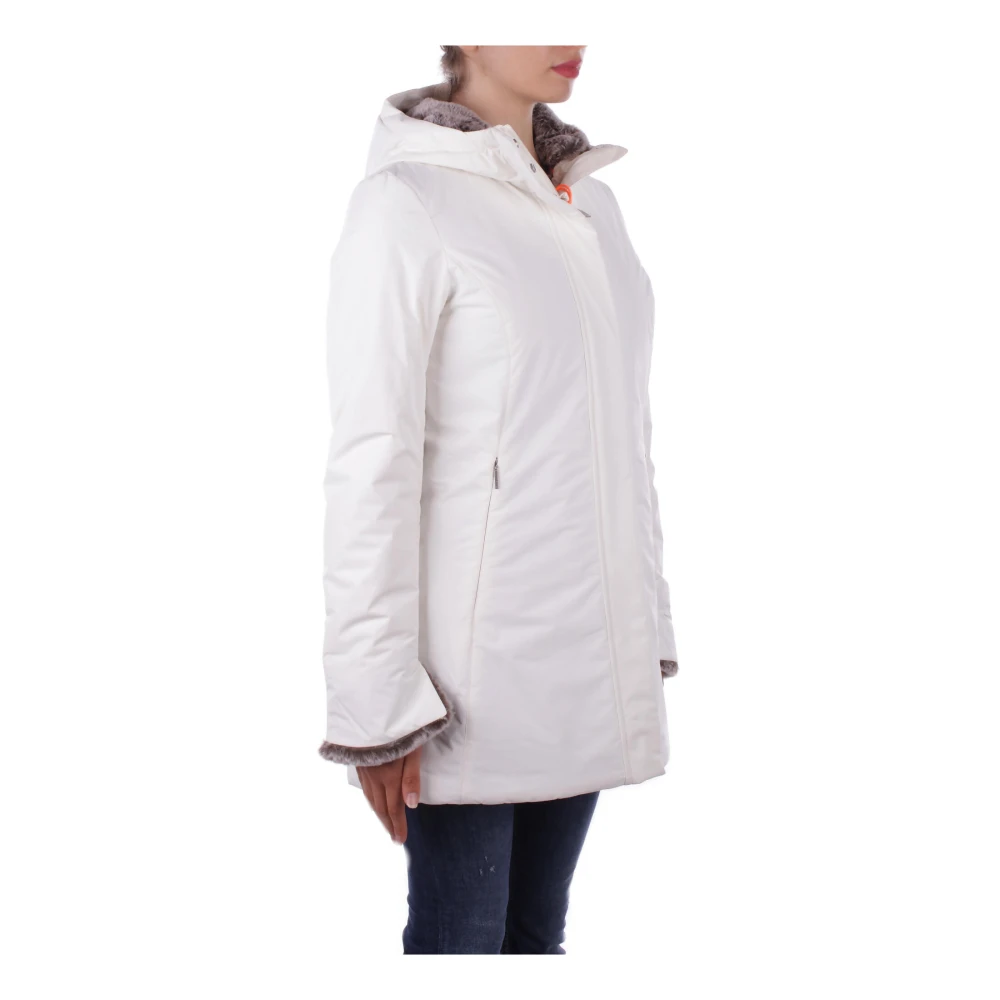 Suns Beige Hoodie met Rits Beige Dames