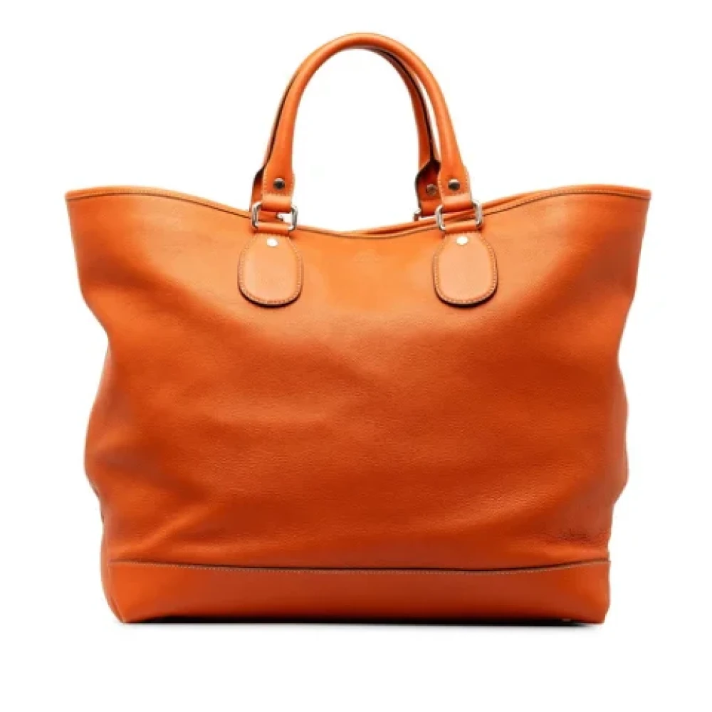 Gucci Vintage Pre-owned Leather totes Orange Dames