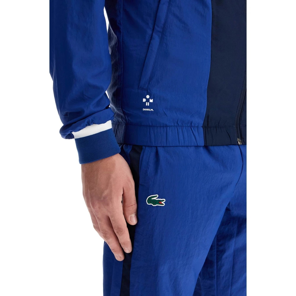 Lacoste Sportieve Mesh Jumpsuit Blue Heren