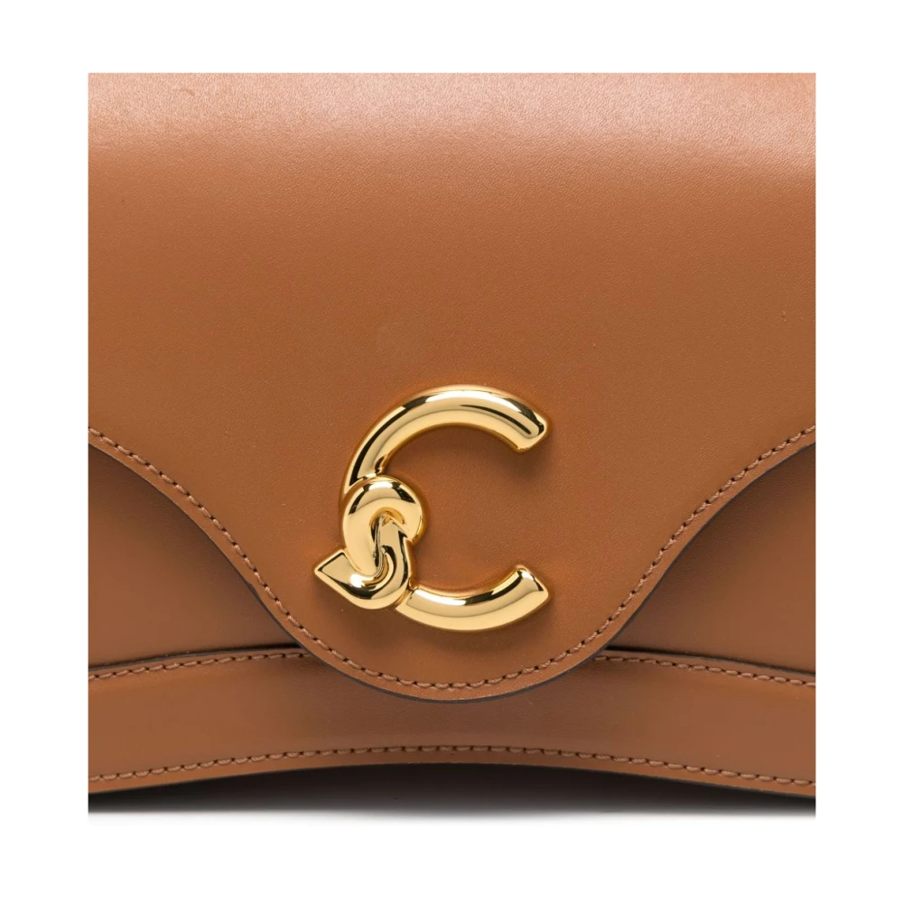 Coccinelle Bruin Leren Tote Tas Brown Dames