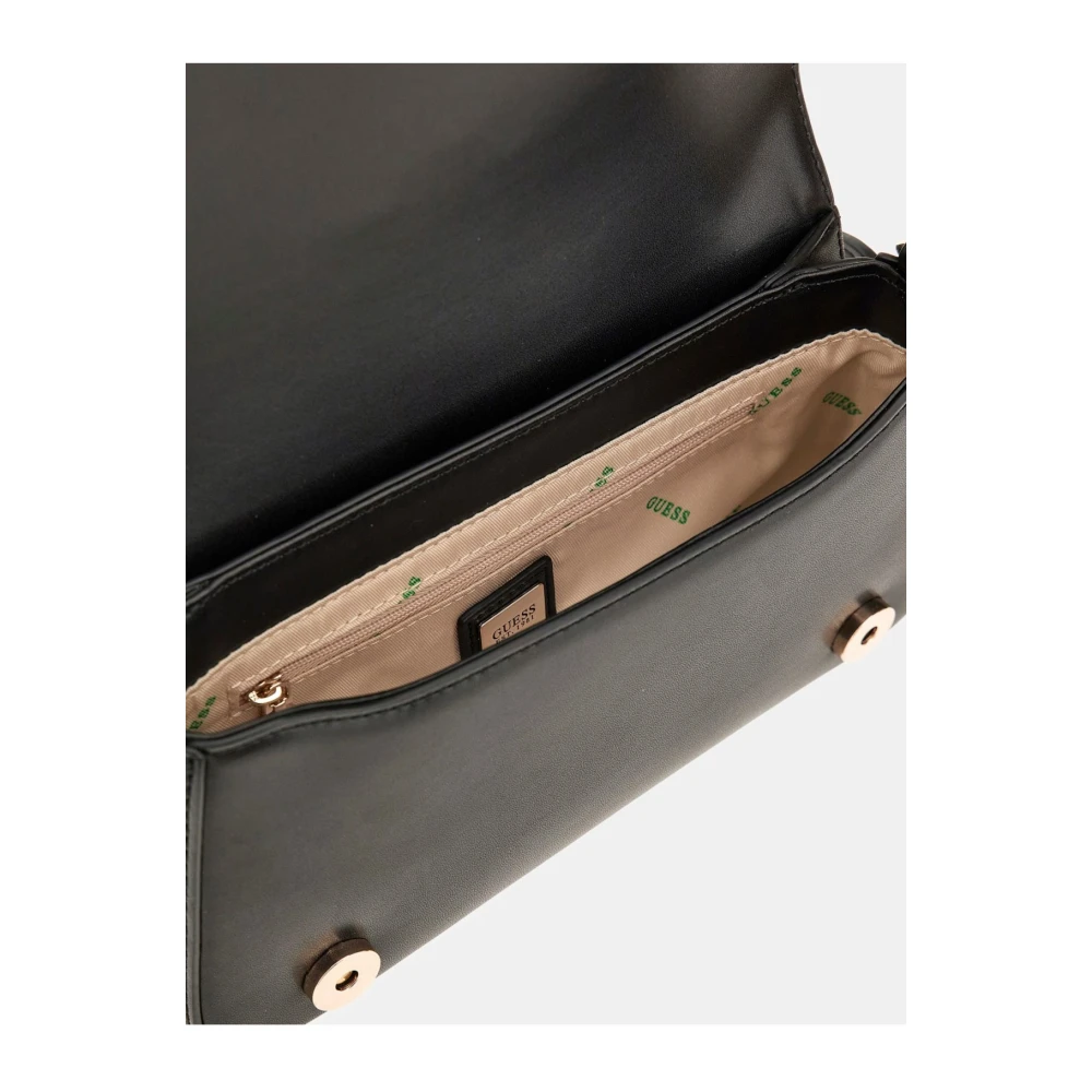 Guess Eco Mietta Schoudertas Zwart Black Dames
