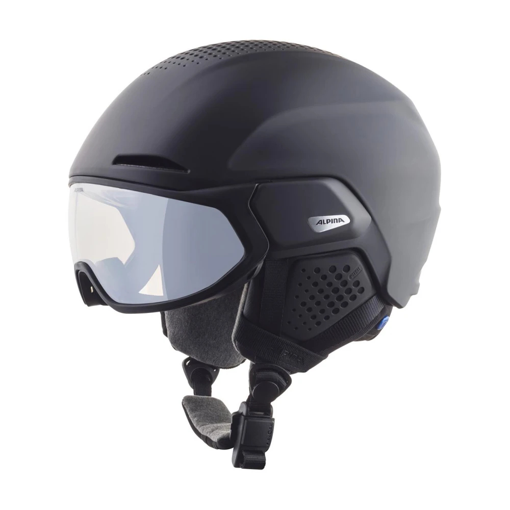 Alpina Zwart Mat Alto V Zonnebril Black Unisex