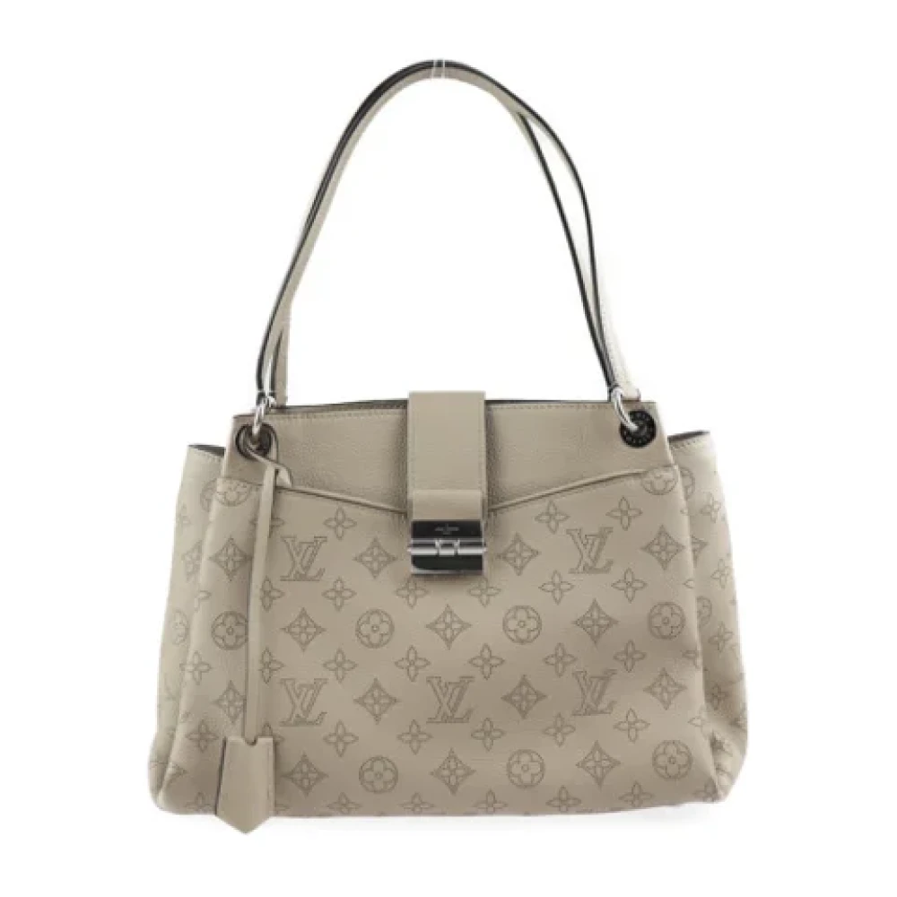 Louis Vuitton Vintage Pre-owned Leather louis-vuitton-bags Gray Dames