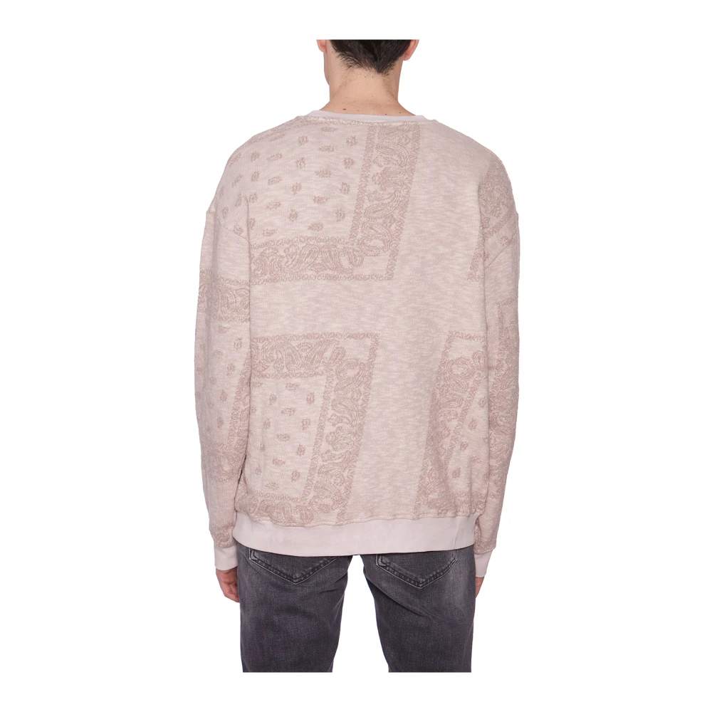 Giorgio Brato Bandana Print Crewneck Sweatshirt Pink Heren