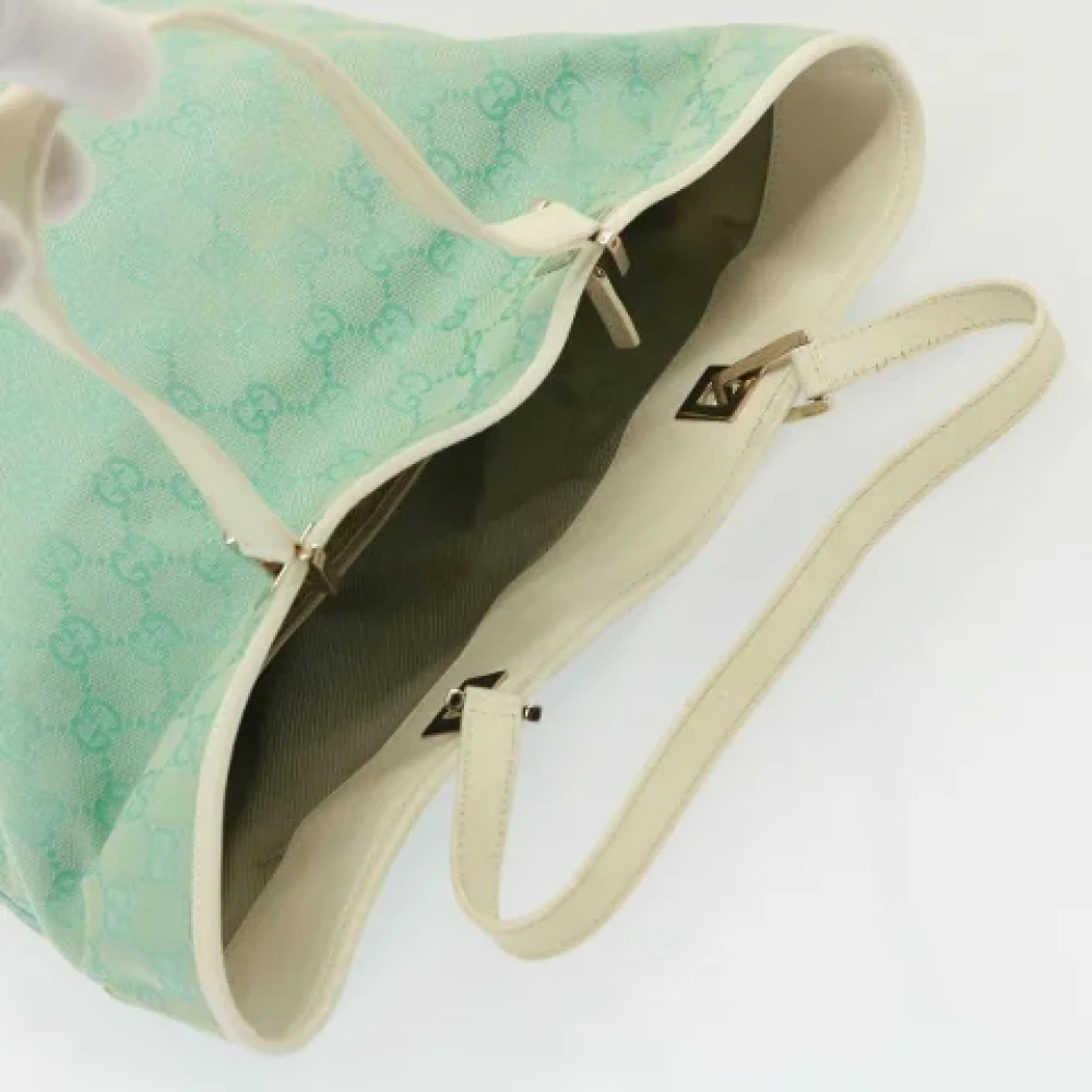 Gucci Vintage Pre-owned Canvas gucci-bags Blue Dames