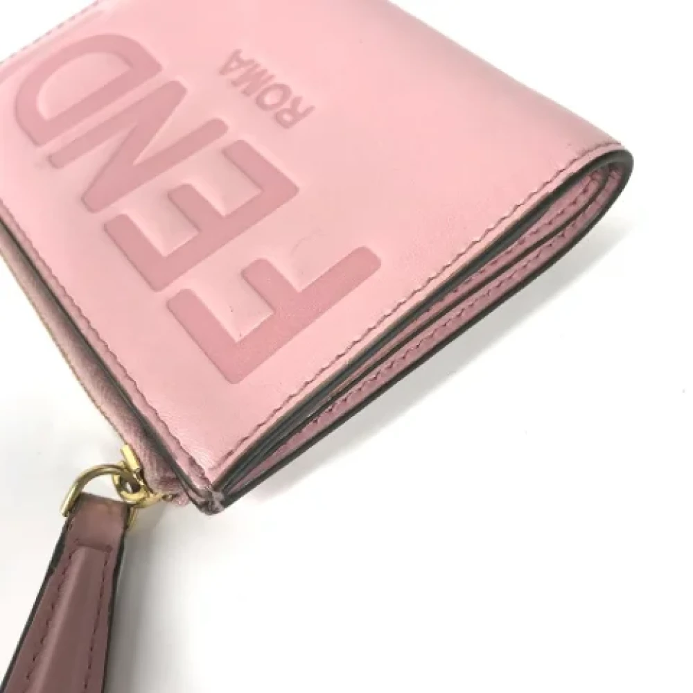Fendi Vintage Pre-owned Leather wallets Pink Dames