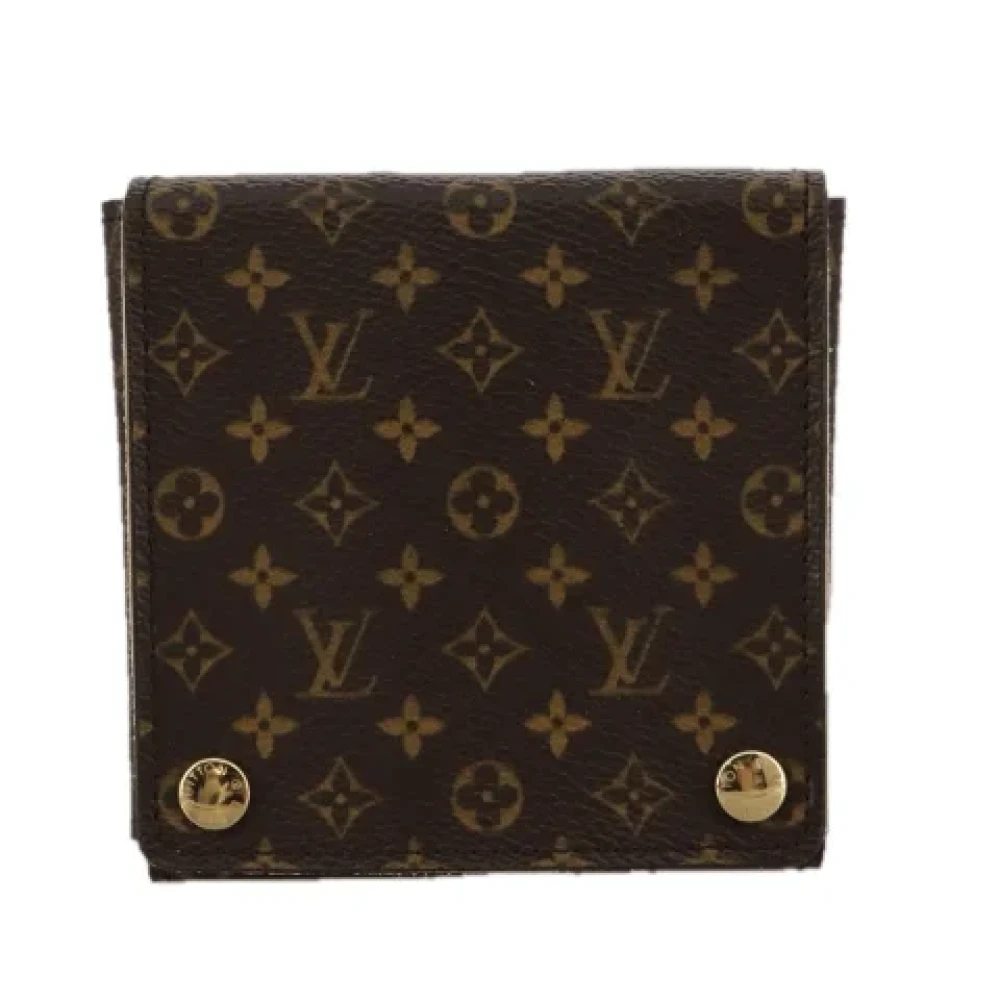 Louis Vuitton Vintage Pre-owned Canvas wallets Brown Dames