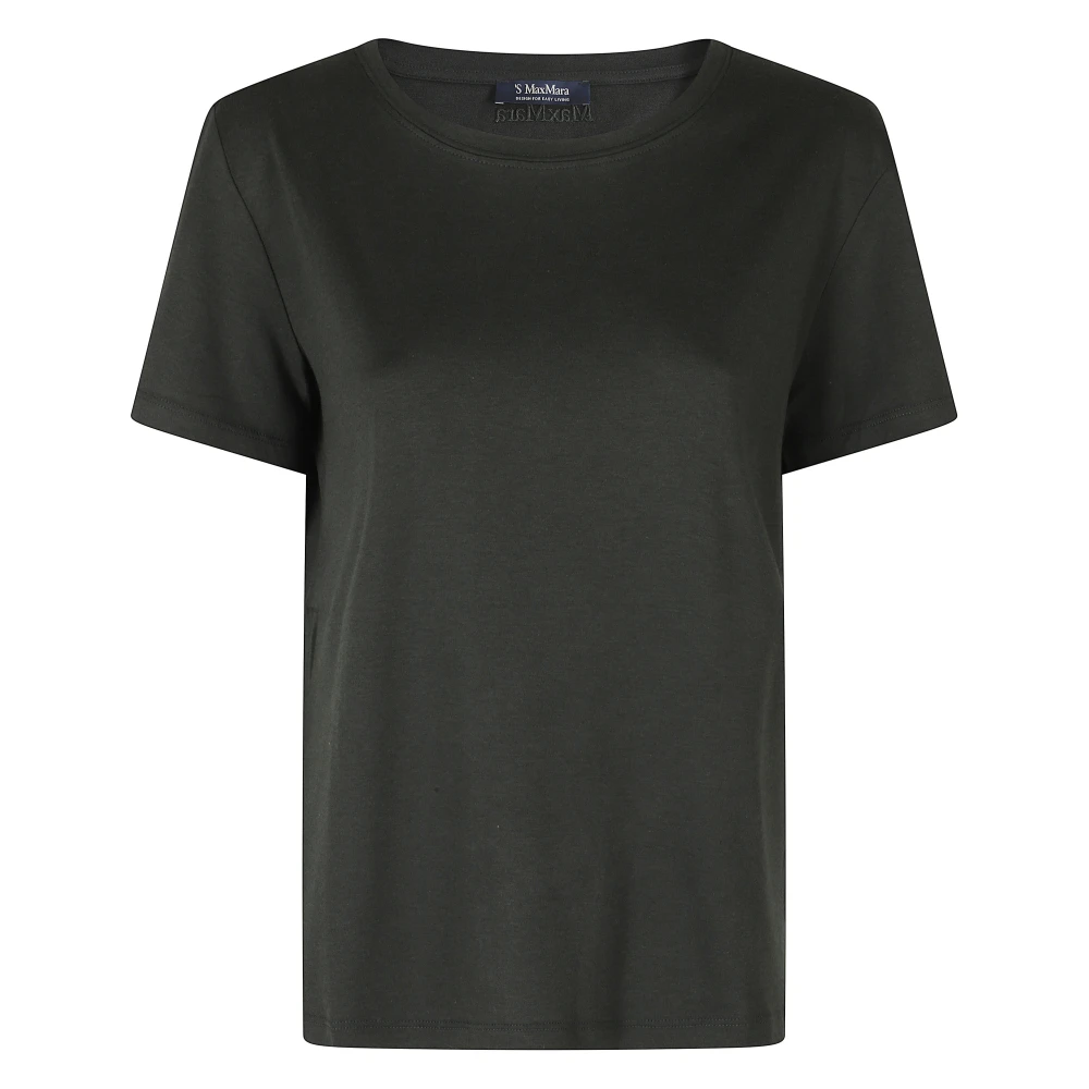 Max Mara Vrouw Groente Tops Dames, Groen, L, Segale T-Shirt