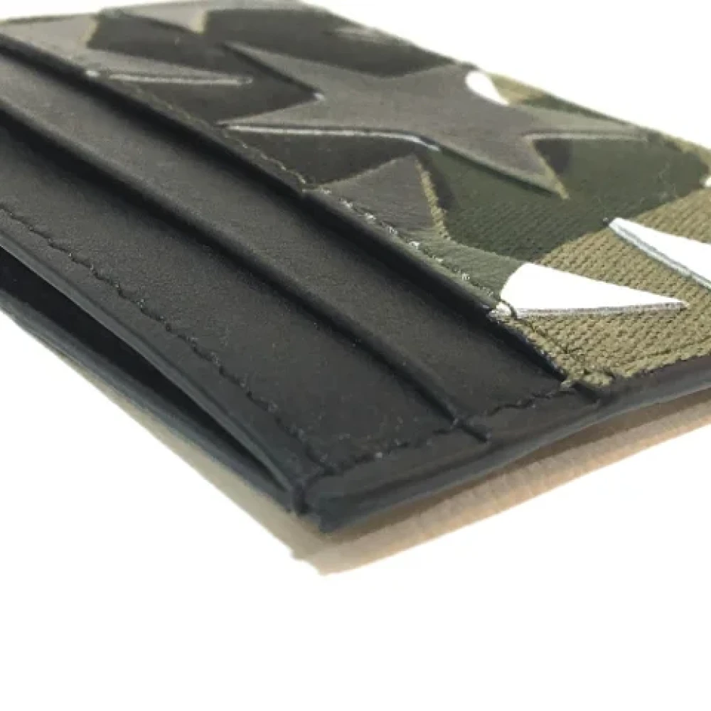 Valentino Vintage Pre-owned Canvas wallets Green Dames