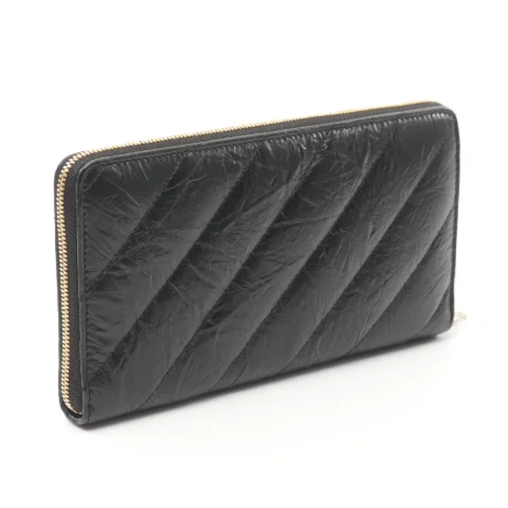 Balenciaga Vintage Pre-owned Leather wallets Black Dames