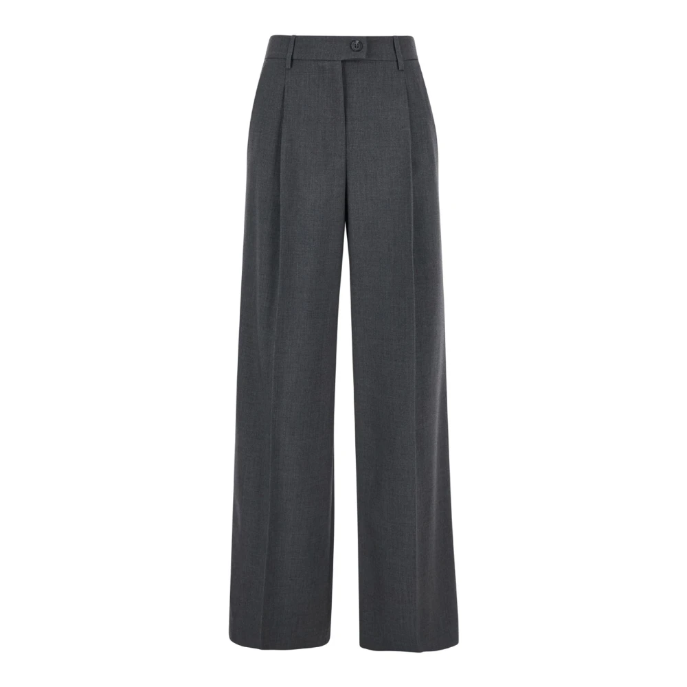 Trousers > Wide Trousers - - Plain Units - Modalova