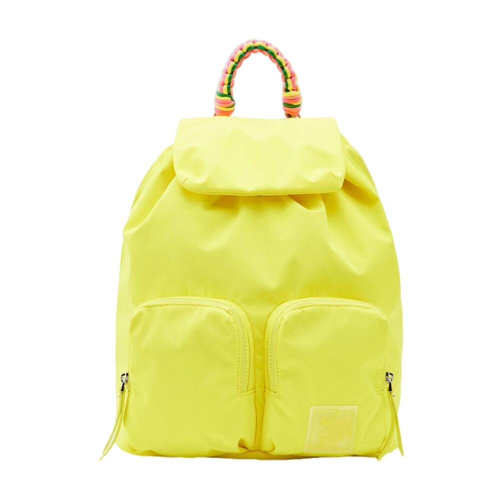 Sac a outlet main desigual jaune