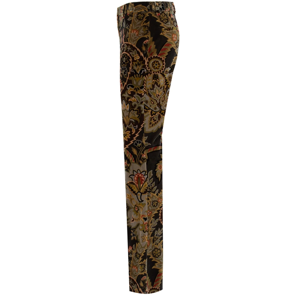 ETRO Hoge taille broek met Paisley-print Multicolor Dames