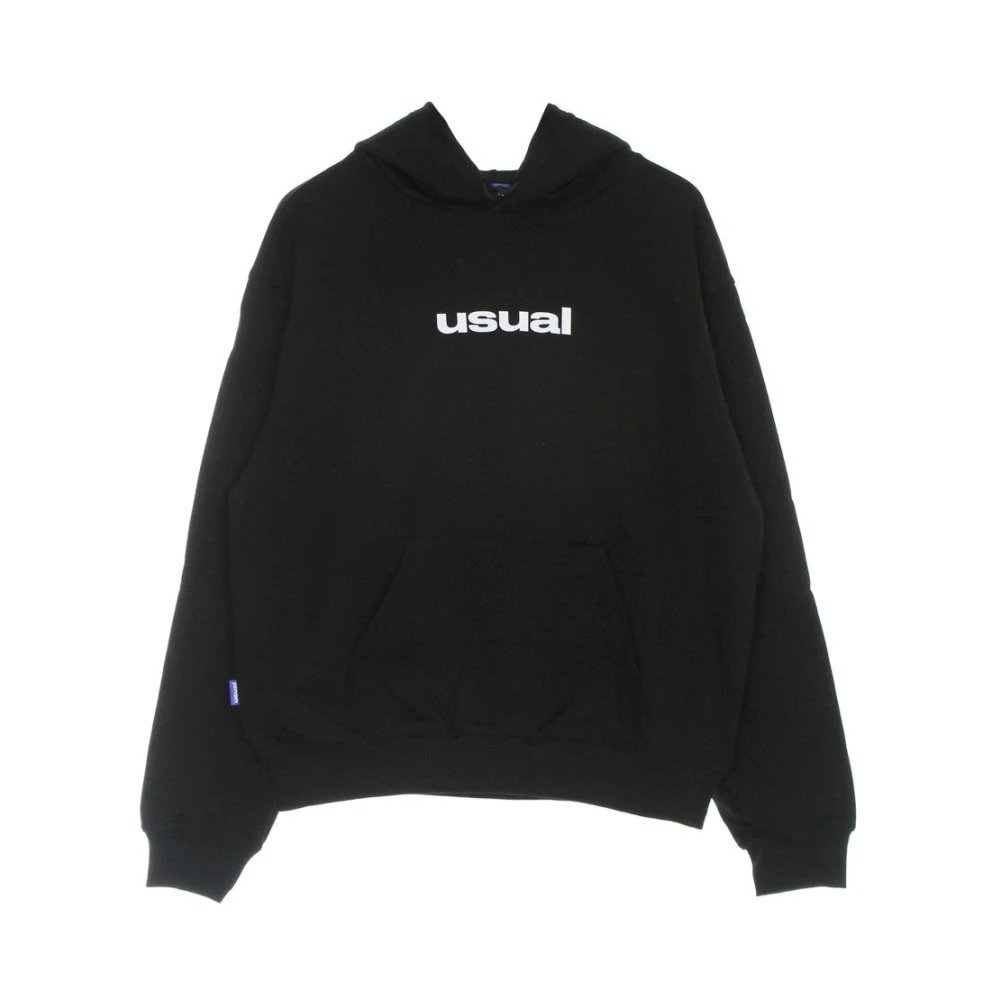 Usual Gradient Hoodie Lichtgewicht Sweatshirt Black Heren