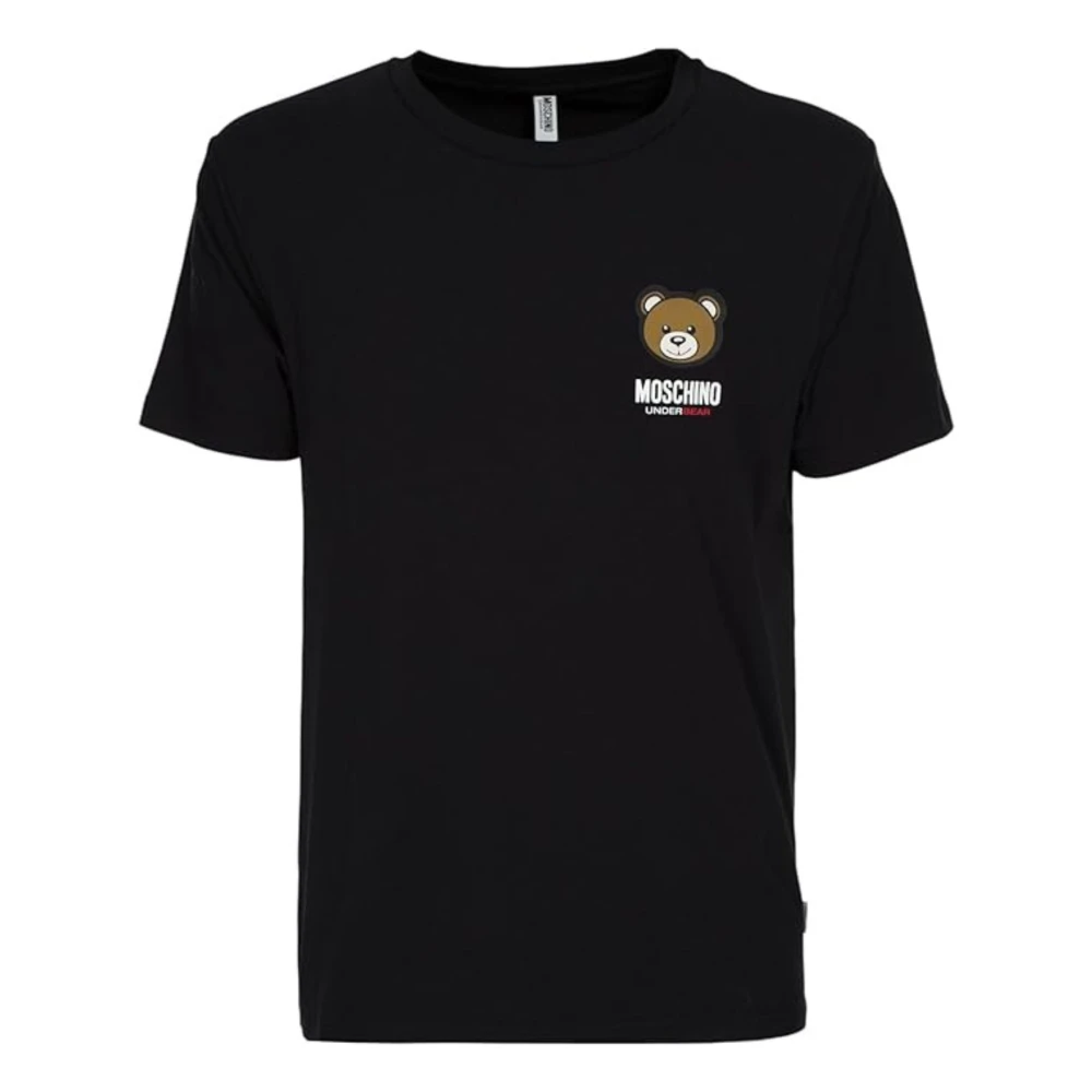 Moschino Mannelijk Zwart Heren, Tops, : Katoen, Extra Groot