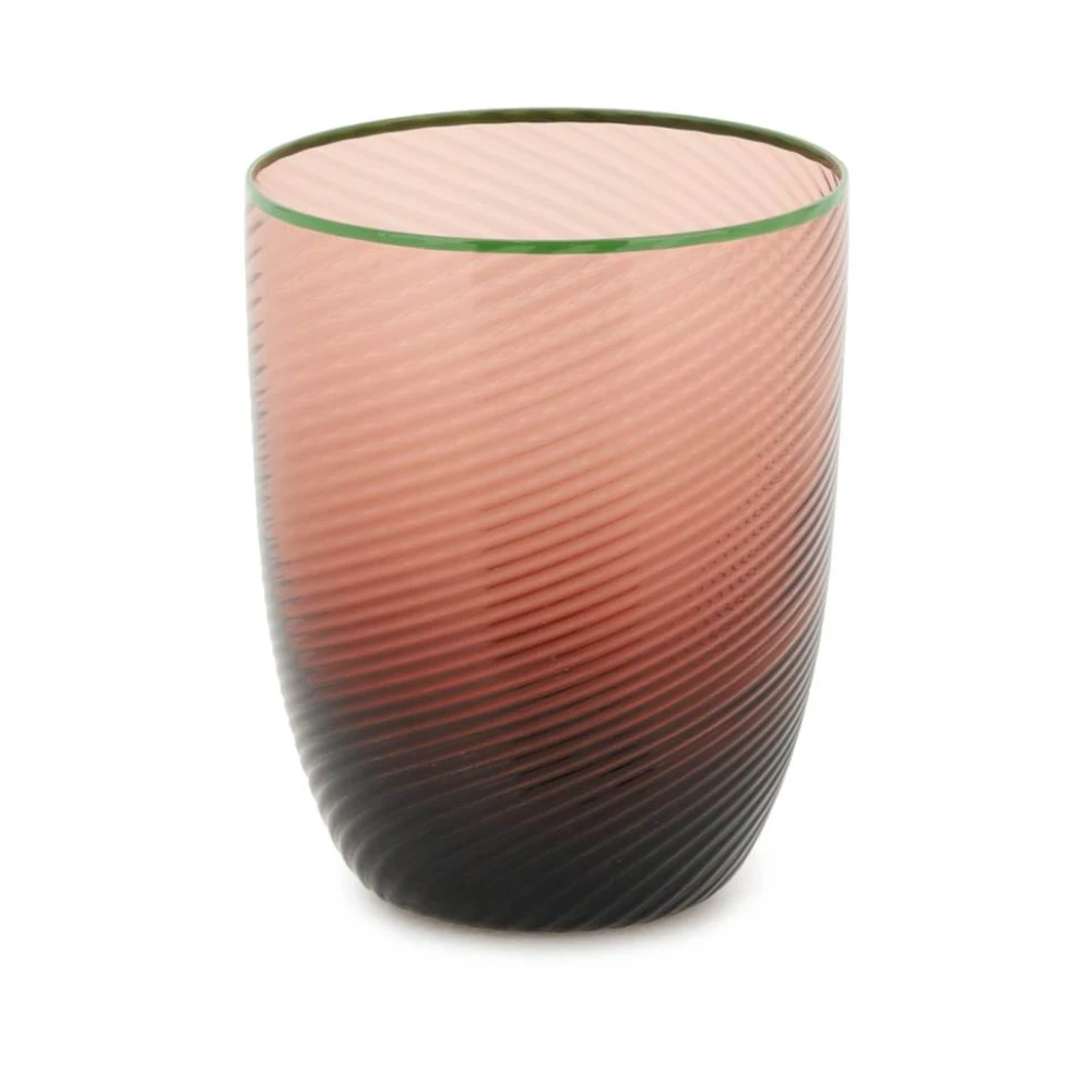 Cabana Livlig Murano Glas Matservis Pink, Dam