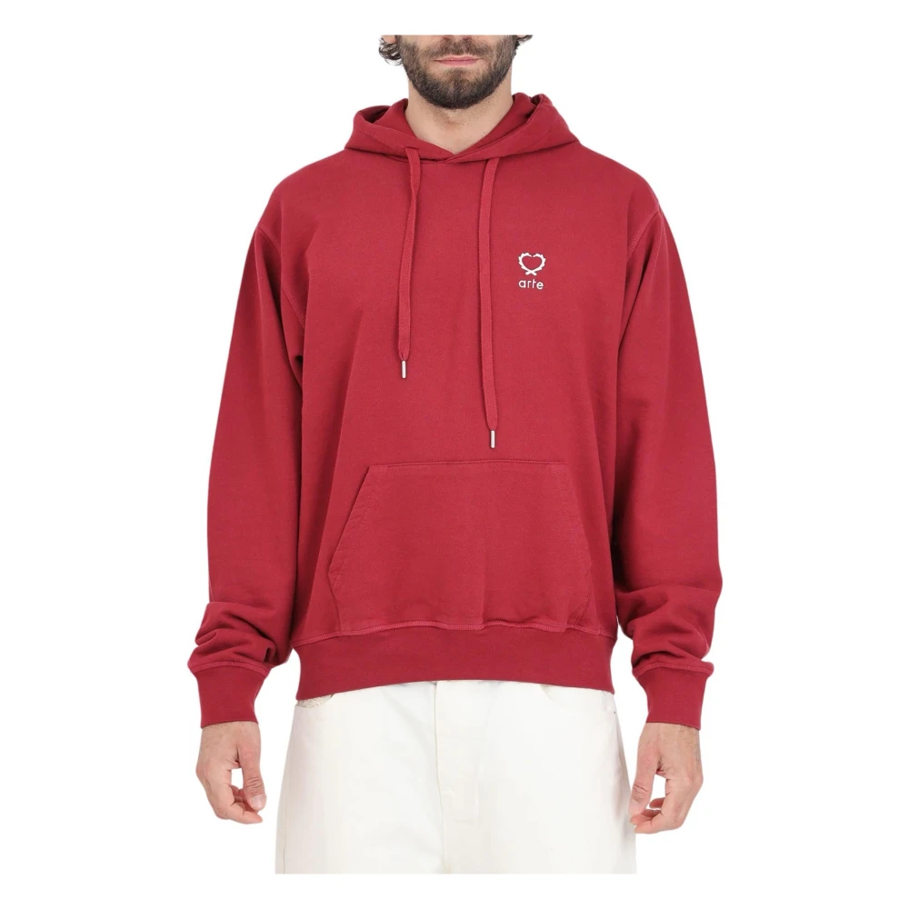 Arte Antwerp Katoenen Sweatshirt Model: Felpa Red Heren