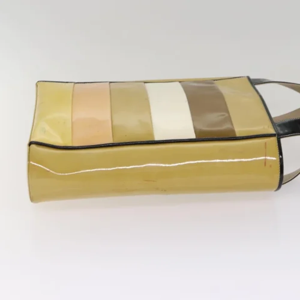 Chanel Vintage Pre-owned Coated canvas handbags Beige Dames