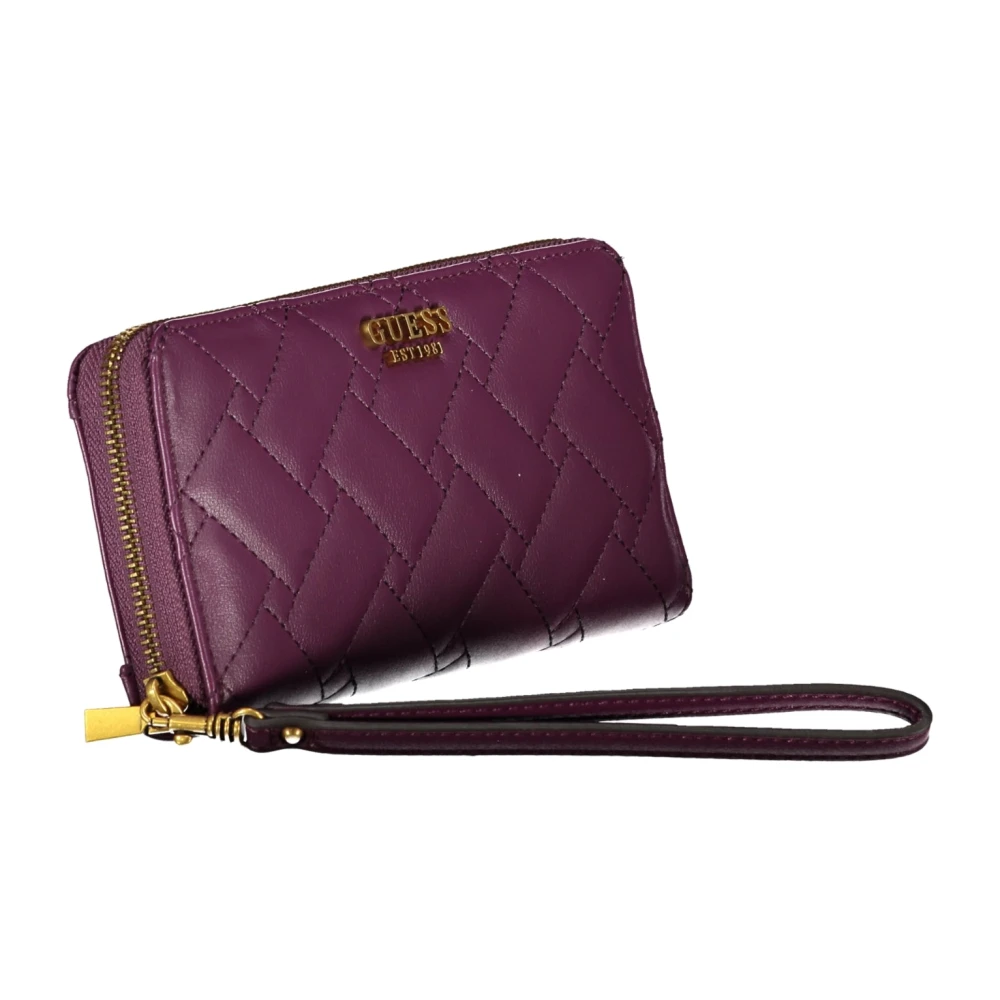 Guess Paarse Damesportemonnee Gracelynn SLG Purple Dames