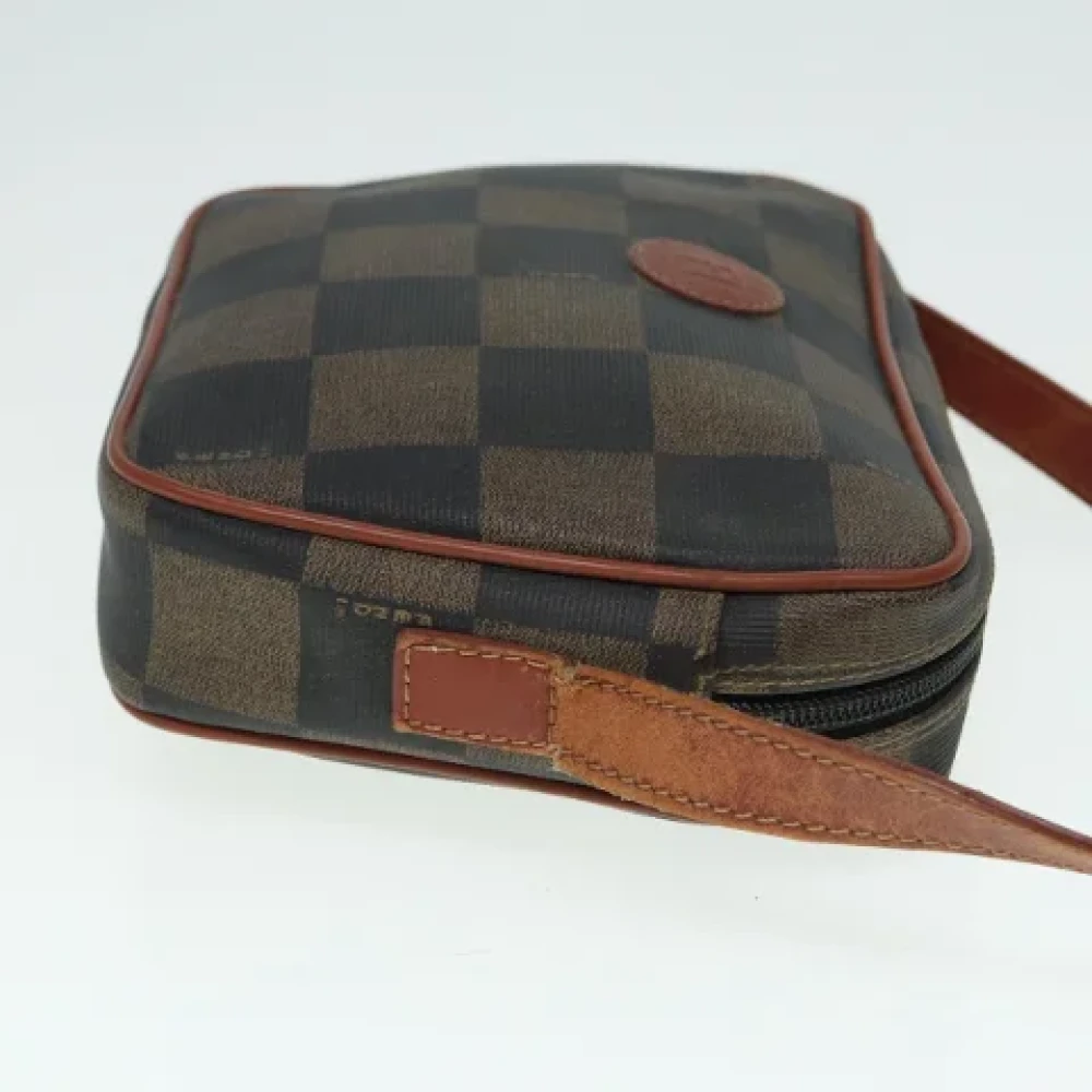 Fendi Vintage Pre-owned Canvas fendi-bags Brown Dames