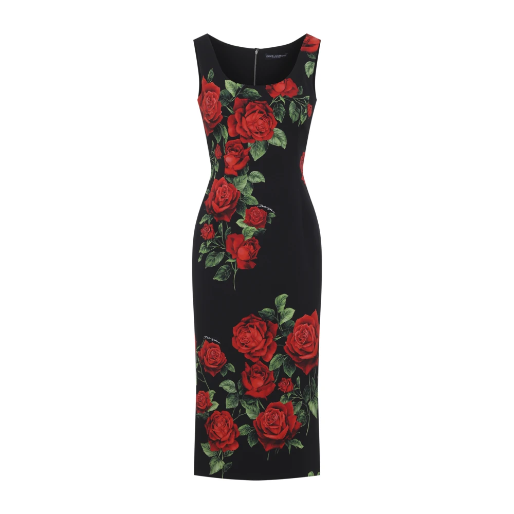 Dolce & Gabbana Vestido Midi Dresses Mujer Multicolor M