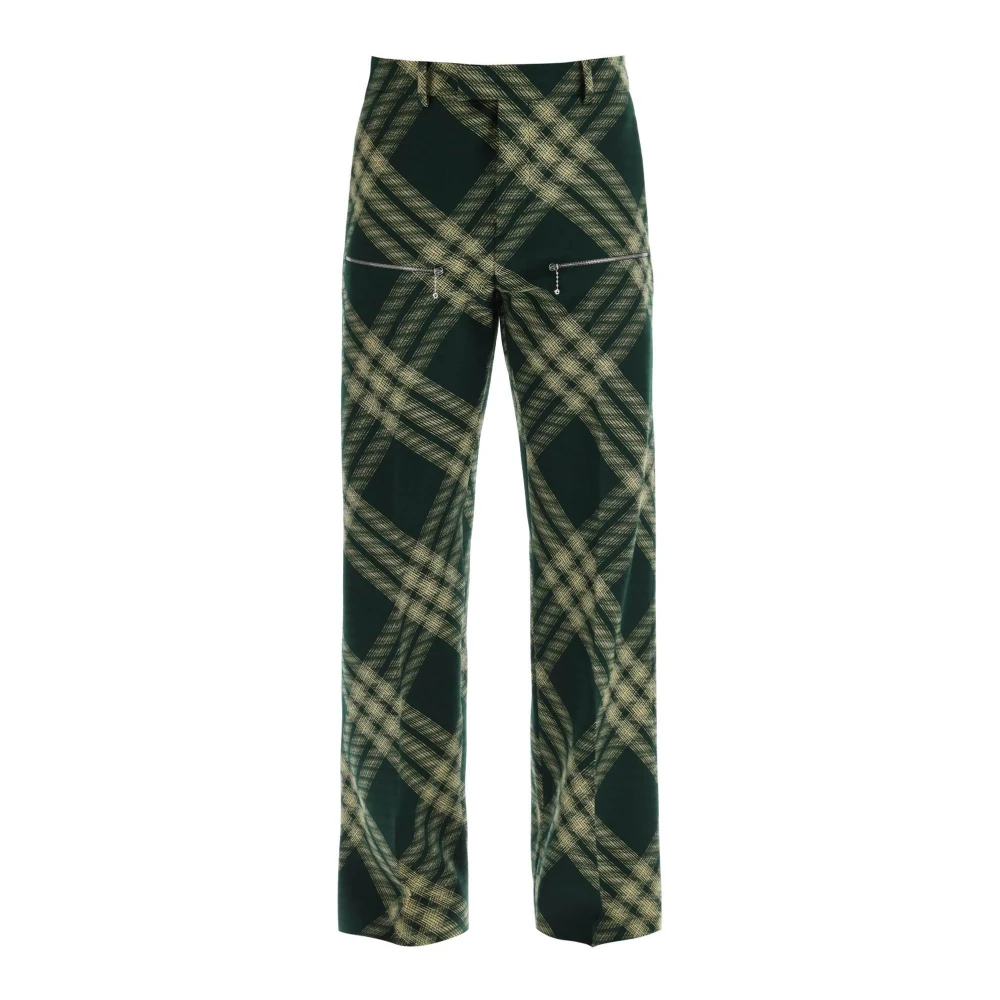 Burberry Straight Trousers Multicolor Heren