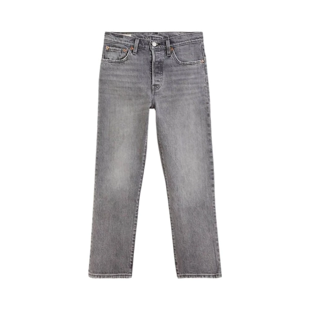 Levi's Women's Grey 501 Crop Jeans