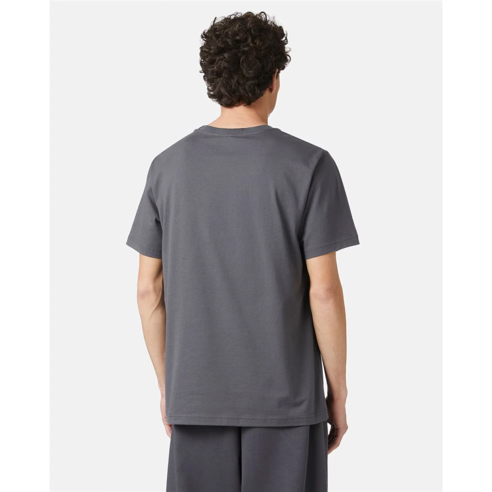 Iceberg Katoenen T-shirt met logo Gray Heren