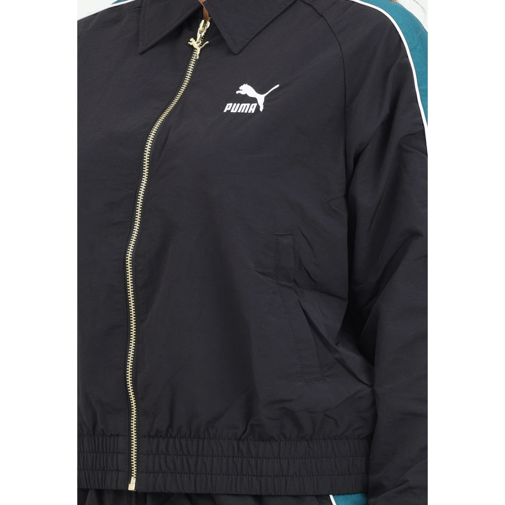 Puma Retro Windbreaker Jacket Play Loud Black Dames