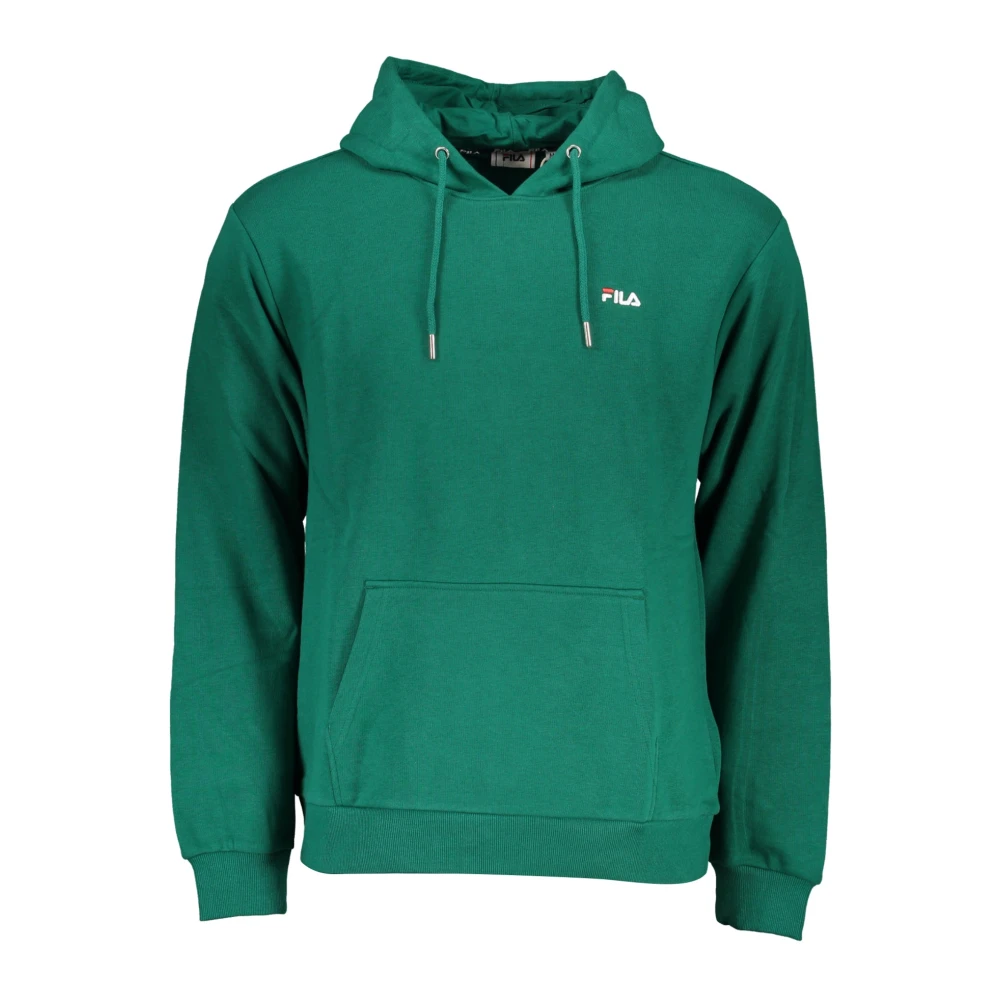 Fila Groene hoodie met geborduurd logo Green Heren