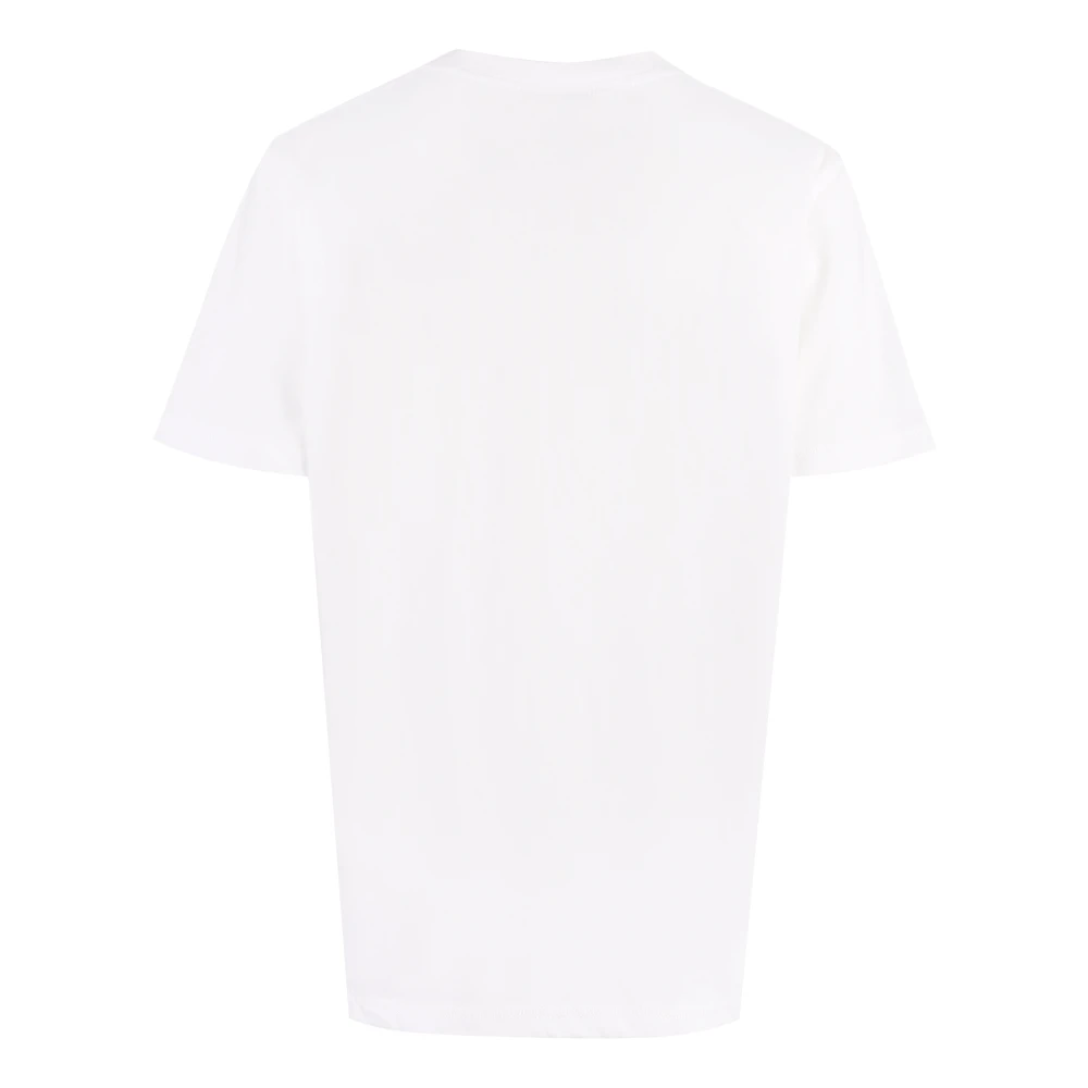 Ganni Relaxte O-hals T-shirt White Dames