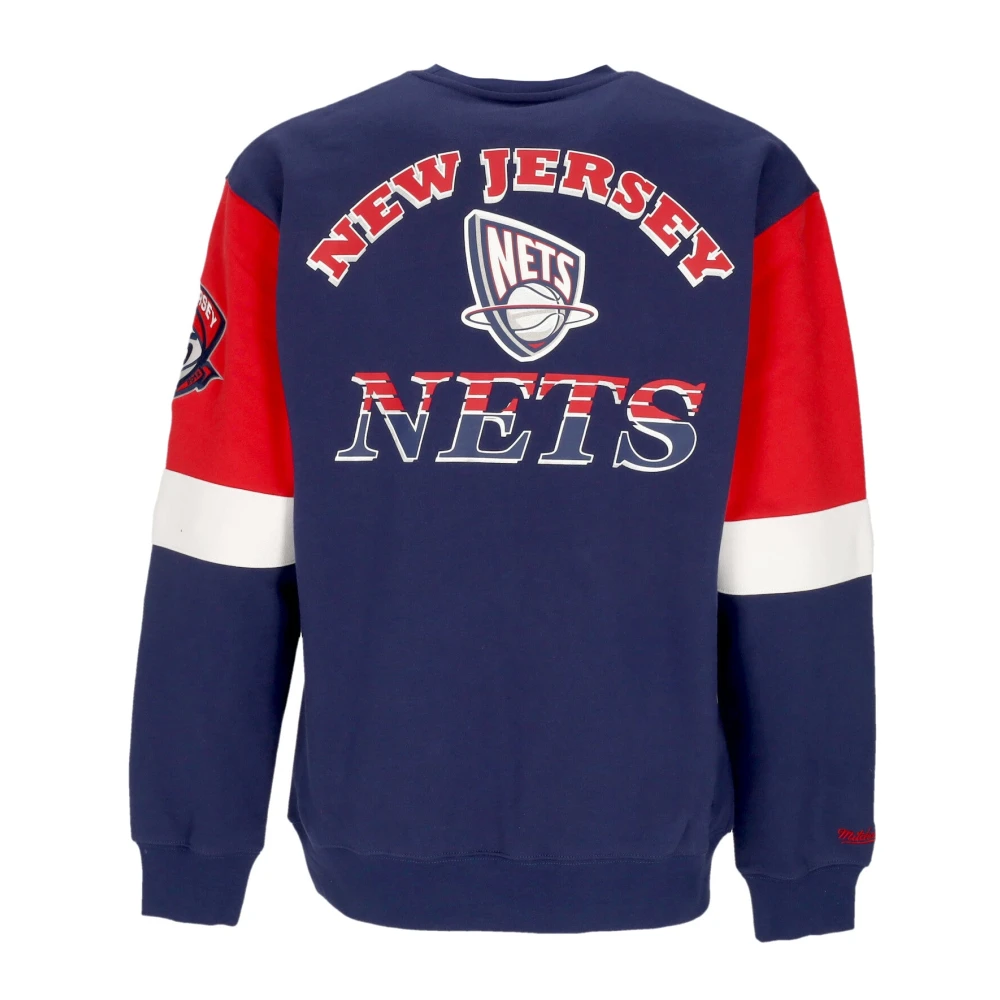 Mitchell & Ness NBA All Over Crew Sweatshirt Multicolor Heren