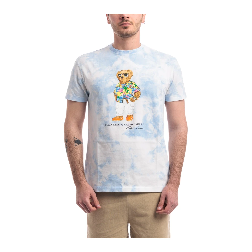 Polo Ralph Lauren Casual Katoenen T-shirt voor Mannen Blue Heren