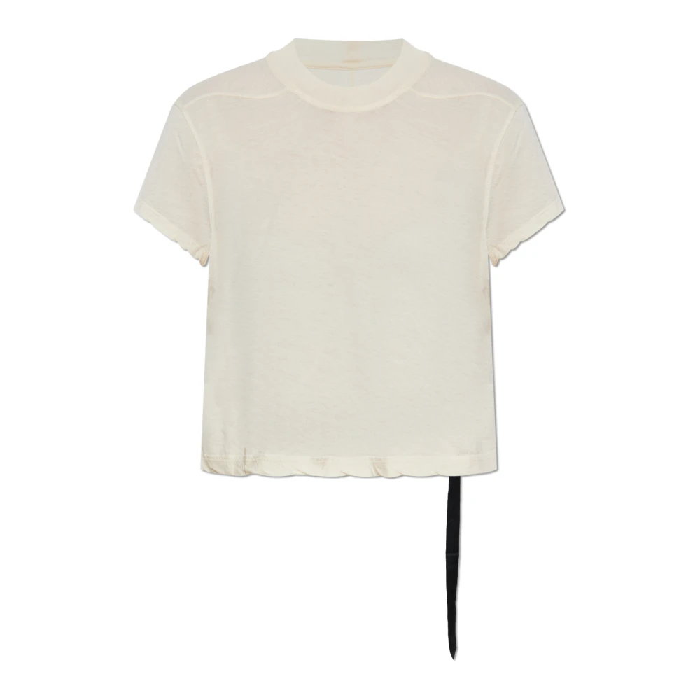 Rick Owens Kort T-shirt Beige Dames