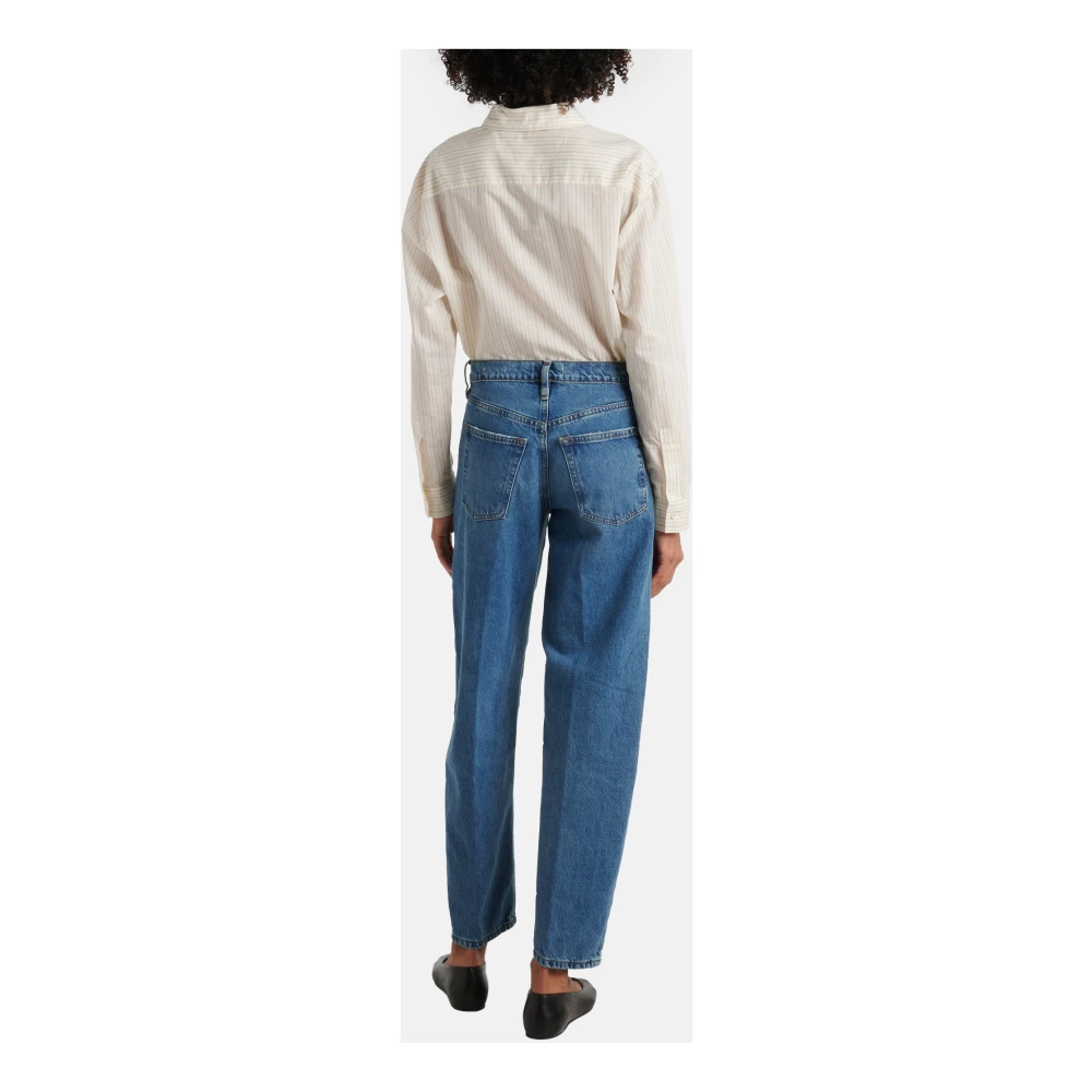 Frame Wijde Pijp Slim Fit Jeans Blue Dames