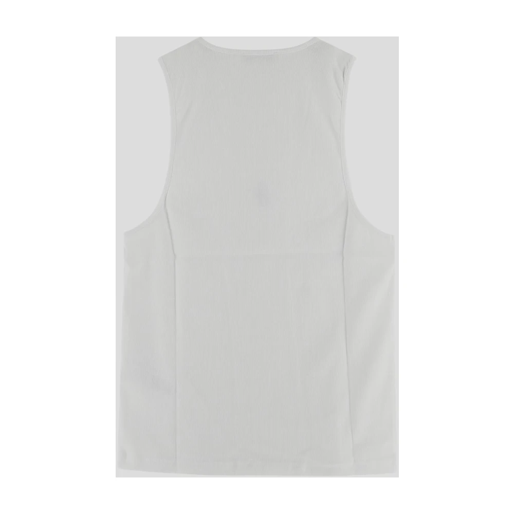 JW Anderson Katoenen Logo Tanktop White Heren