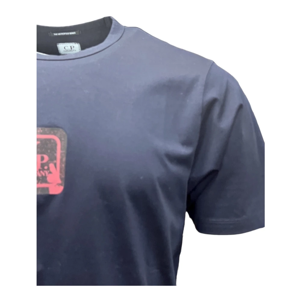 C.P. Company London Tube Navy T-Shirt Blue Heren