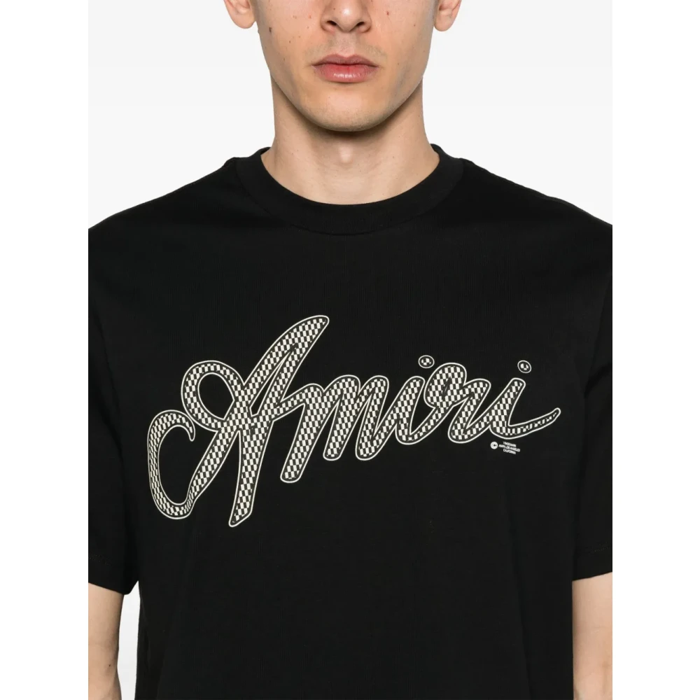 Amiri Script Tee Black Heren