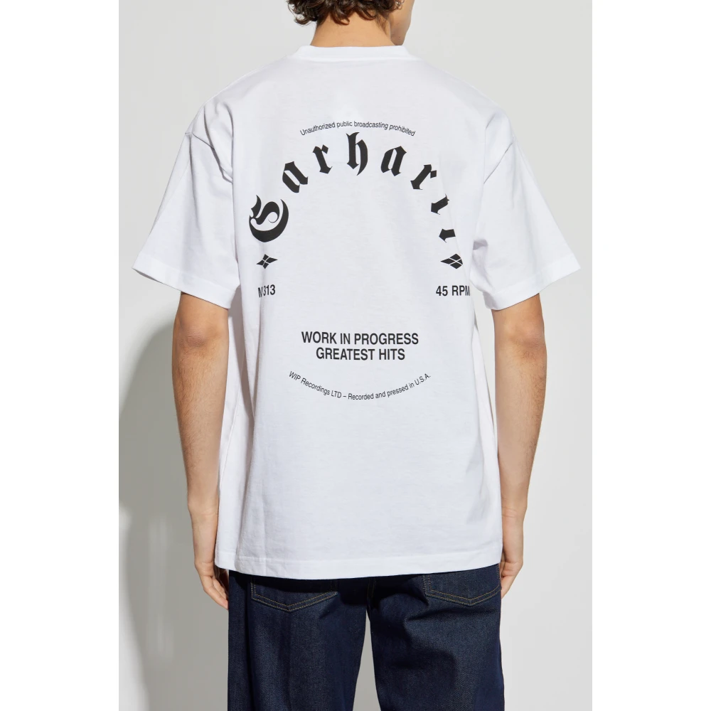 Carhartt WIP T-shirt met logo White Heren