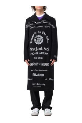 manteau-long-a-imprime-textuel