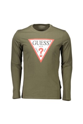 t-shirt-vert-en-coton-slim-fit-avec-logo