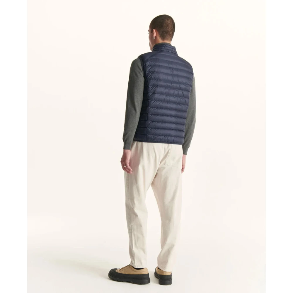 Jott Tom Mouwloos Gewatteerd Vest Blue Heren