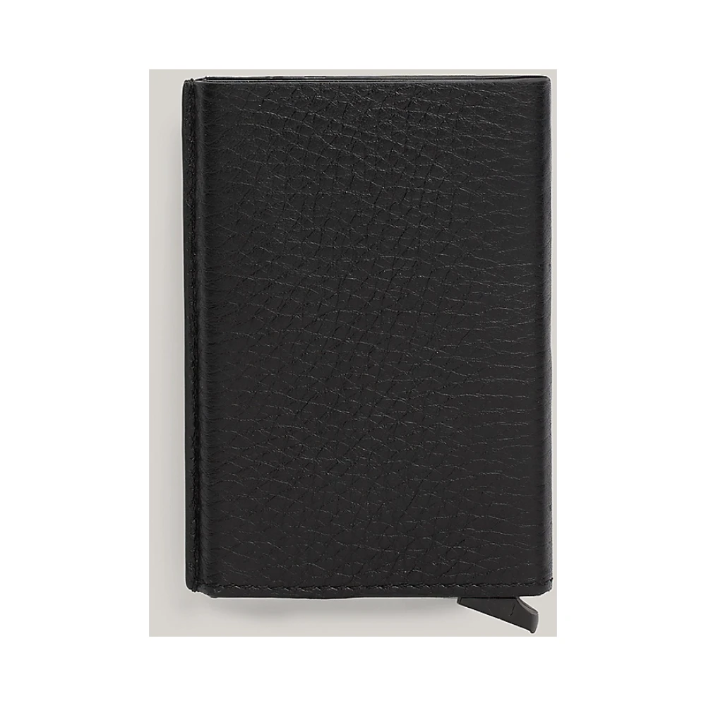 Tommy Hilfiger Metalen Creditcardhouder Portemonnee Black Heren