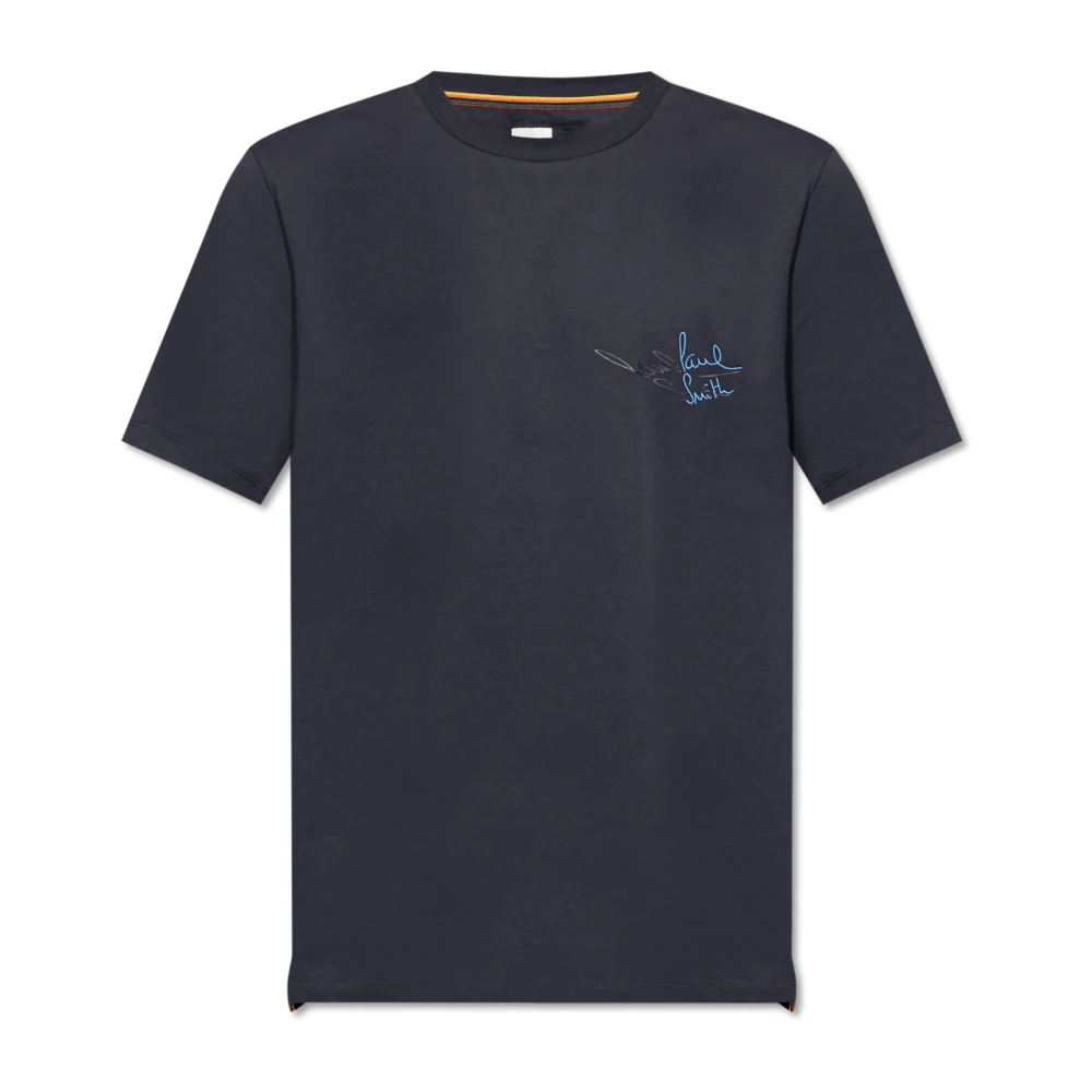 Paul Smith T-shirt met print Blue Heren