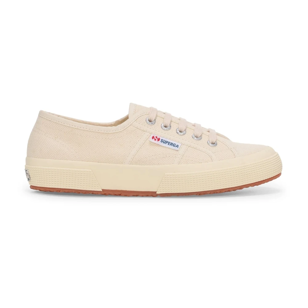 Superga Vrouw Beige Klassieke Katoenen Schoenen