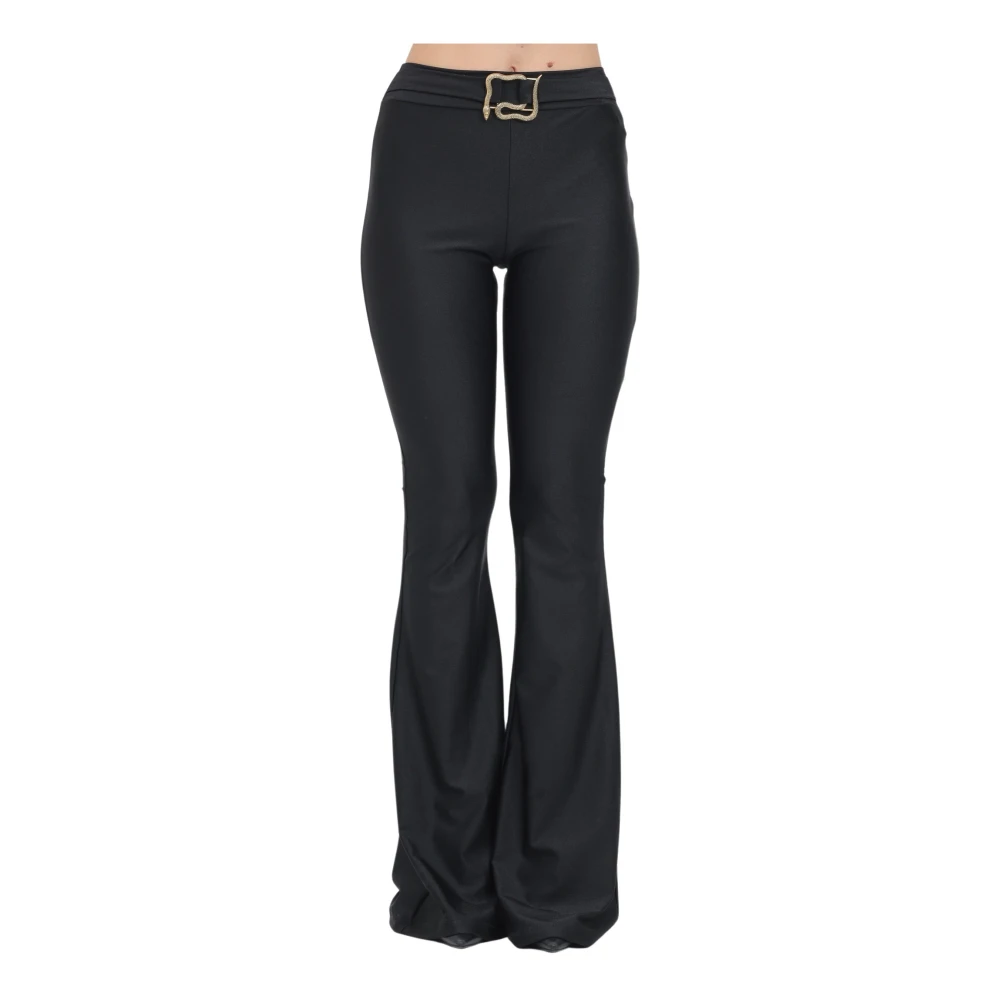 Just Cavalli Zwarte Leggings voor Vrouwen Aw24 Black Dames