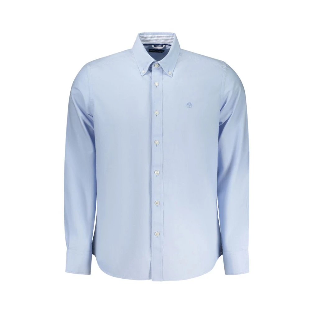 North Sails Men's Blue Formal Shirts, 2XL, Long-Sleeved Shirt