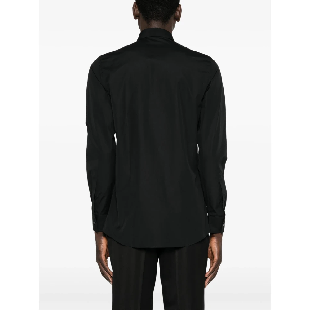 Moschino Geborduurde Beer Zwart Shirt Black Heren